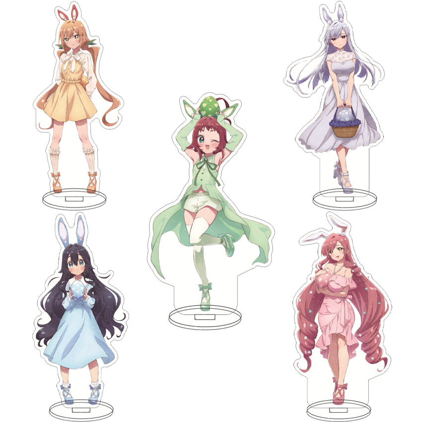 Figma Stand Set - 16CM Anime 100 Dziewczyn, które Ci