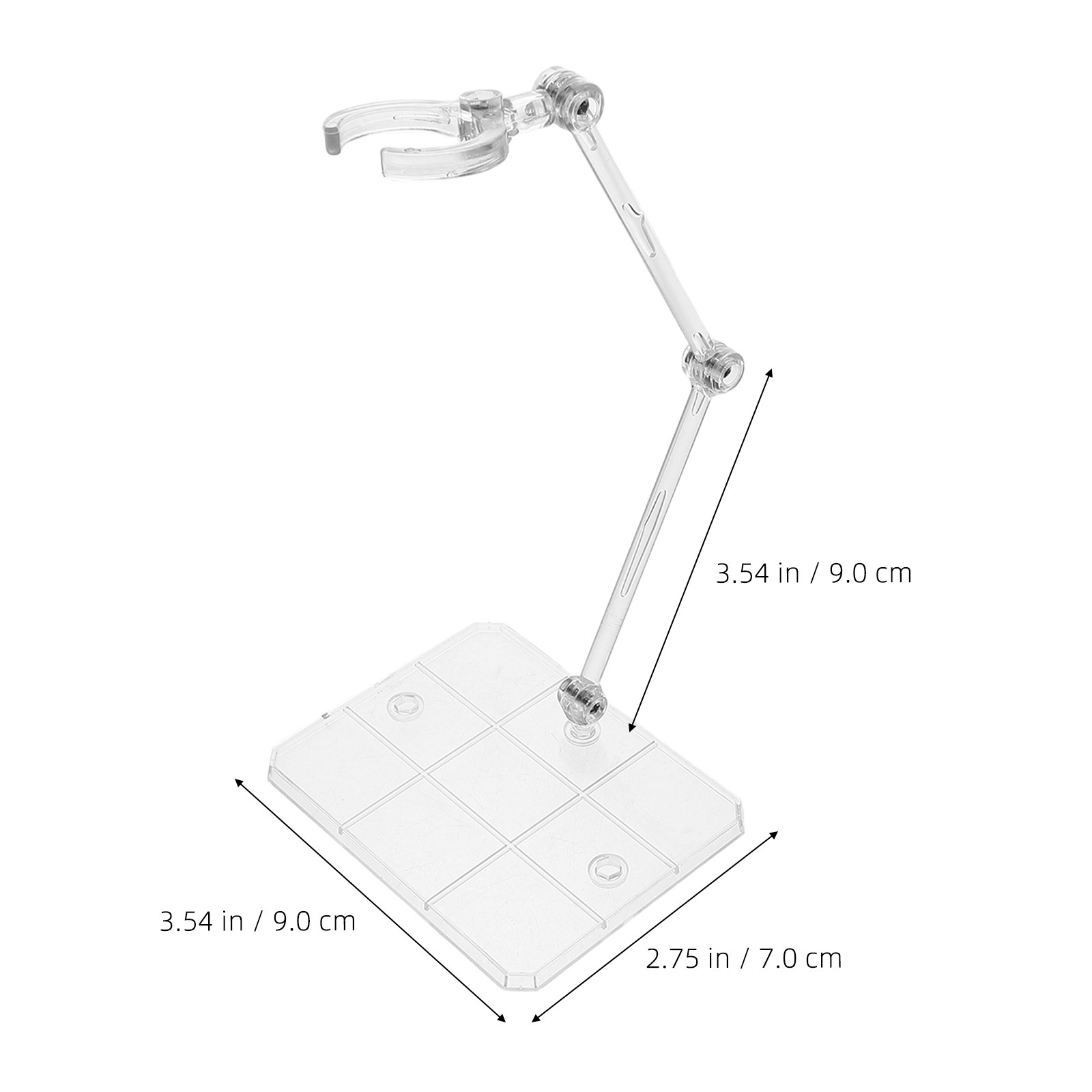 3 sztuki przezroczystych podst – Action Figure Stand recenzja i cena