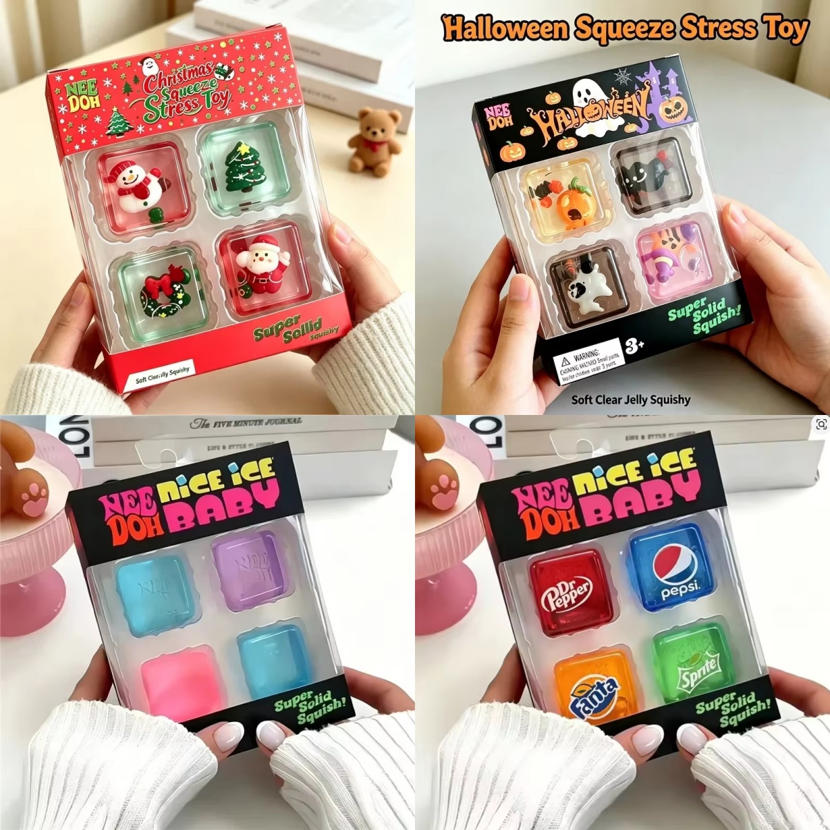 Nowe kubki sensoryczne Needoh  – Fidget Cube Original recenzja i cena